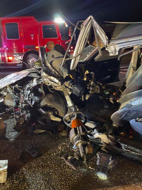 On Saturday (Feb. 3) at about 1 a.m., the Vancouver Fire Department was called for a motor vehicle collision on I-5 northbound near the Mill Plain Blvd. exit.
