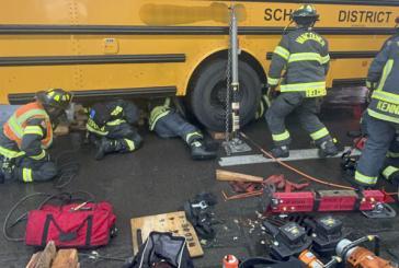 VFD responds to school bus accident involving a child