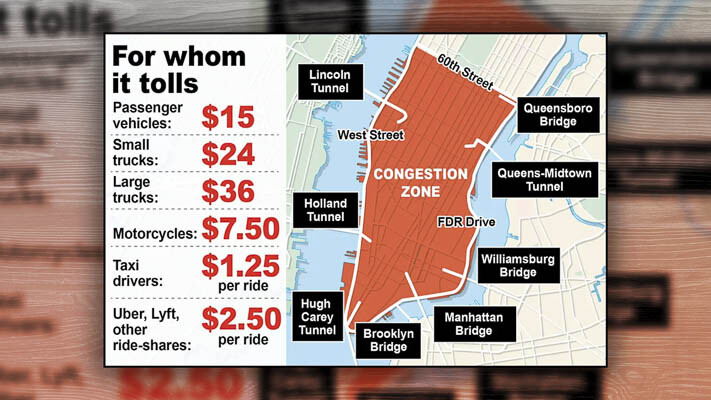 The Metropolitan Transportation Authority's approval of a zone tolling program in New York City, aimed at combating traffic congestion and funding mass transit, faces legal challenges and public outcry, echoing debates over tolling in Portland amidst regional transportation funding gaps.