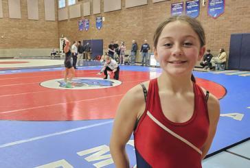 Middle school girls have a wrestling tournament of their own