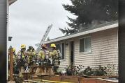 VFD extinguishes duplex fire