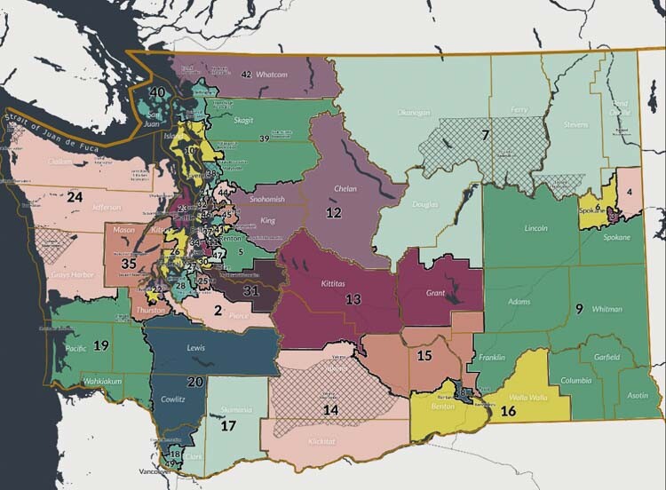 Old 2023 district map