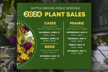 Battle Ground Public Schools plant and greenhouses sales start this month