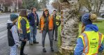 Vancouver’s urban forest program leads a recent tree tour. Photo courtesy city of Vancouver