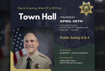 Sheriff John Horch to host town hall in Ridgefield on April 25