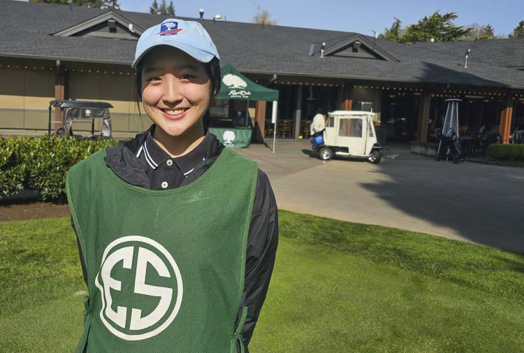 Madison Kao said she has learned a lot about herself through the caddy program at Royal Oaks Country Club. Her experience there as a caddy has led to a college scholarship. Photo by Paul Valencia