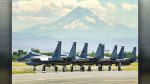 Oregon Air National Guard F-15C Eagles, assigned to the 142nd Fighter Wing prepare for an afternoon training mission as part of dissimilar aircraft combat training (DACT) on Aug. 13, 2019, at the Portland Air National Guard Base, Oregon. Photo courtesy Air National Guard/Master Sgt. John Hughel, 142nd Fighter Wing Public Affairs