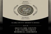 2024 Clark County Law Enforcement Memorial Ceremony scheduled for May 22