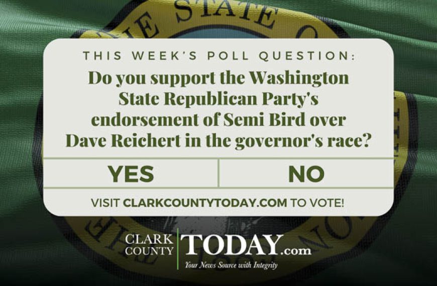 Do you support the Washington State Republican Party's endorsement of Semi Bird over Dave Reichert in the governor's race?