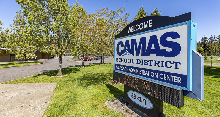 The Camas School District announced the resignation of Erika Cox from the Camas School Board, effective June 21.
