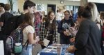 On May 16, over 600 Hockinson School District students and family members gathered in the HHS commons for the Launching Futures College and Career Fair event.