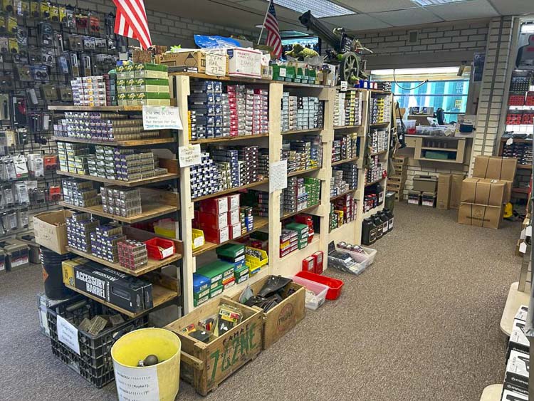Ammunition for sale at Gator's Guns in Kelso. Photo courtesy Carleen Johnson