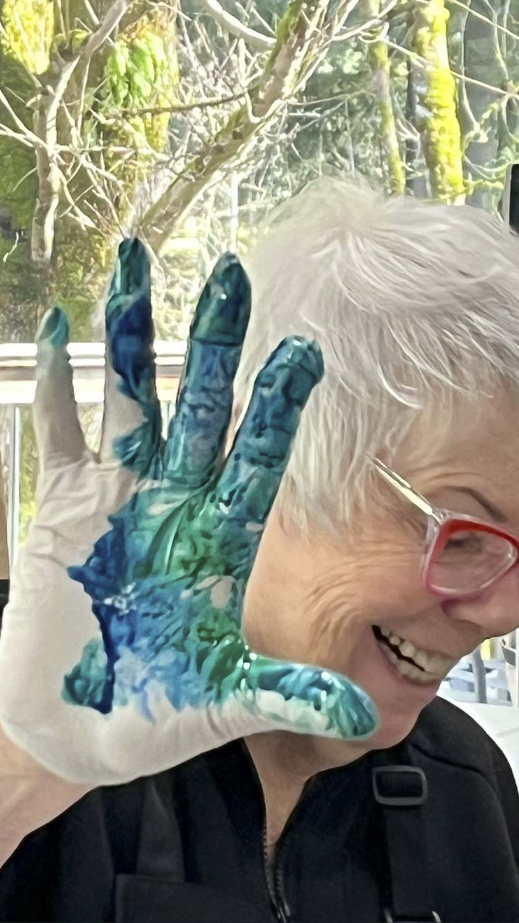 Sandy Moore's artwork, "Sail Boats," has been selected as the centerpiece for the 2024 Washougal Art and Music Festival poster.