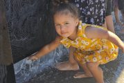 Water feature at Waterfront Park the place to be during heatwave