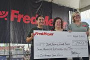 Fred Meyer donates $7,500 to Clark County Food Bank at opening day of Clark County Fair