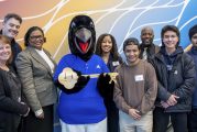 Mortenson presents Clark College with ceremonial key to Advanced Manufacturing Center