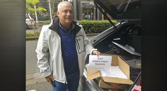 Save Vancouver Streets delivered over 6,500 signatures to City Hall, aiming to ensure public input on traffic lane removal.