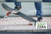 Opinion: Skateboarding with traffic