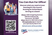 Clark County League of Women Voters to sponsor nonpartisan candidate training March 8