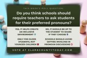 POLL: Do you think schools should require teachers to ask students for their preferred pronouns?