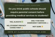 POLL: Should parental consent be required for school medical services?