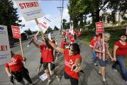 Opinion: Should striking workers be paid by their employers not to work?