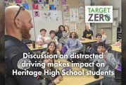 Target Zero: Discussion on distracted driving makes impact on Heritage High School students