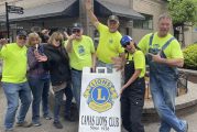 Camas Lions Club joins Downtown Camas Cleanup Effort to beautify the community