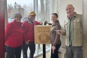 Lions Clubs of Clark County place new eyeglasses and hearing aids recycling drop-off box at Cascade Park Community Library