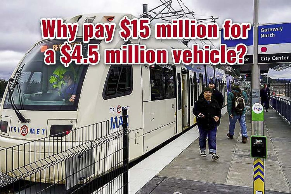 TriMet seeks $190M-$290M for Interstate Bridge light rail vehicles ...