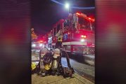 Fire District 3 firefighters rescue elderly couple and pets from burning home