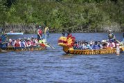 Join Ridgefield’s free Dragon Boat Community Paddles this summer