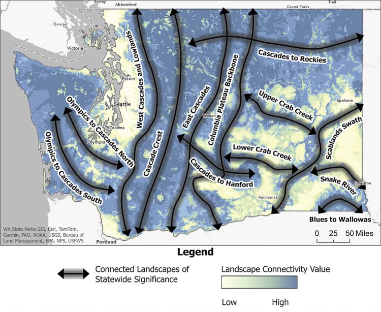 Map courtesy Washington Department of Fish and Wildlife