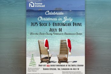 Sock drive for Christmas in July, presented by Battle Ground Senior Citizens Inc, is July 14