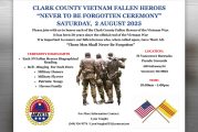 Letter: Community invited to honor Vietnam War fallen heroes at Fort Vancouver Ceremony