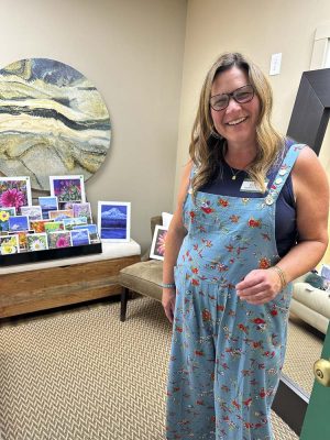 Local artist Susan Fronckowiak who will be featured on the passport activity. Photo courtesy Downtown Camas Association