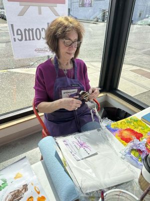 Artist Deborah Nagano will be sharing a hands-on art collage demonstration. Photo courtesy Downtown Camas Association