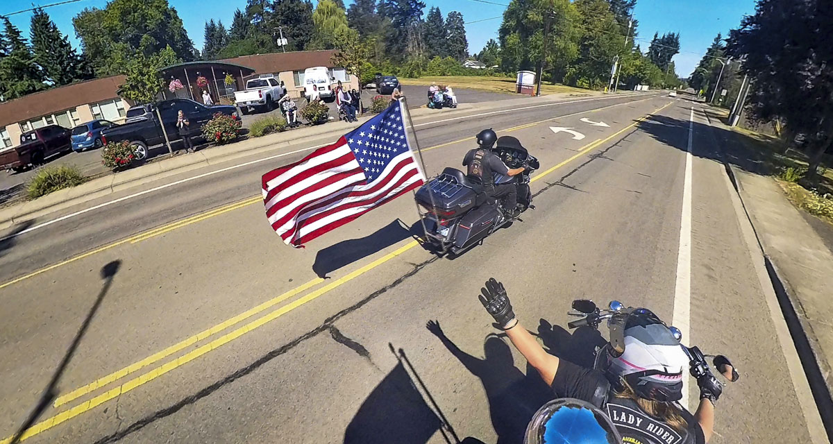 Clark County Today’s Andi Schwartz joined more than 60 bikers in Battle Ground to fulfill David’s wish of hearing motorcycles one last time before he passed away.