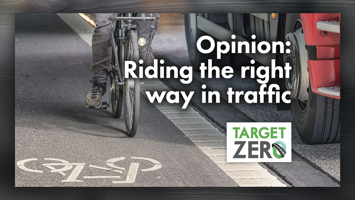 Doug Dahl warns cyclists that riding against traffic is dangerous and illegal, increasing fatal crash risk fourfold compared to riding with traffic.