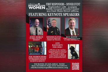 Clark County Republican Women to host First Responders Dinner Event