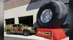 The new Les Schwab Tire Center in Brush Prairie celebrated its grand opening with a community barbecue, Prairie High School fundraiser, and a donation of tires to The Fallen Outdoors.