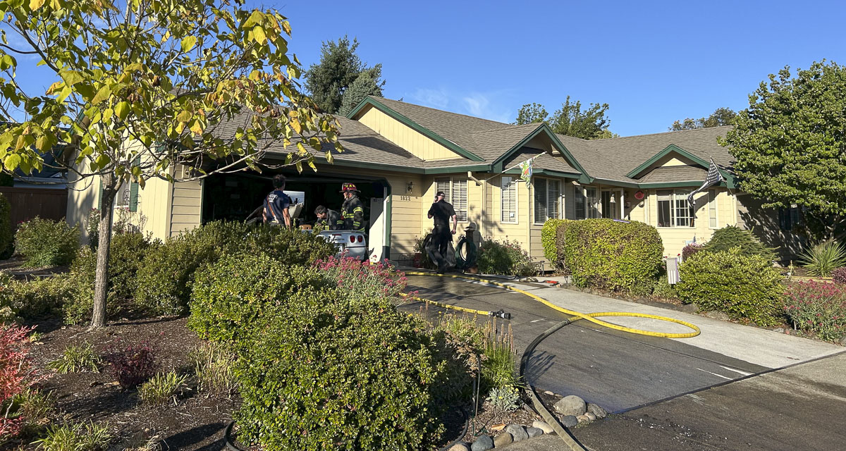 Vancouver Fire crews quickly contained a garage fire sparked by a car, limiting damage to the home. One minor injury was reported.