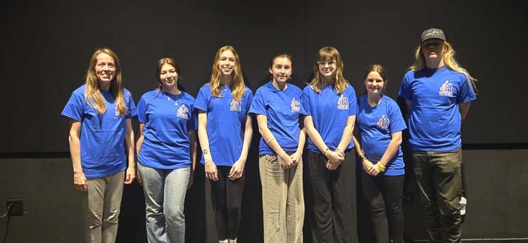 Charlotte Barnes with her students from the Spring 2025 Youth Orchestra session. Photo courtesy Ridgefield School District