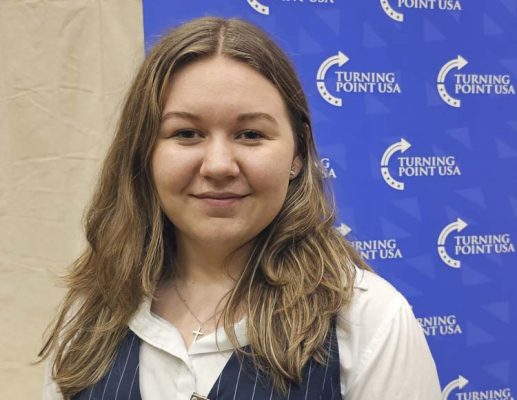 Ruby Ruiz has been part of the Turning Point USA movement since her high school days and has worked for the organization for more than a year now as the representative of the Southwest Washington chapter. Photo by Paul Valencia
