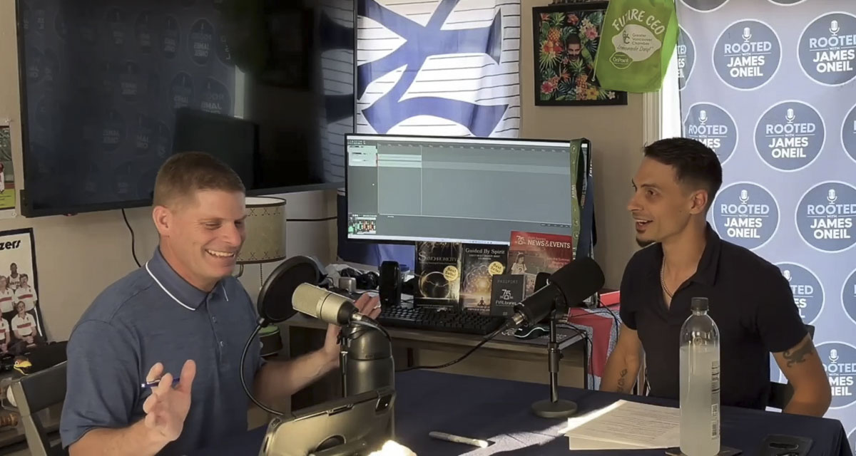 Mayoral candidate Justin Forsman highlights his appearance on James O’Neil’s podcast, stressing free speech, infrastructure, homelessness, and citizen communication.