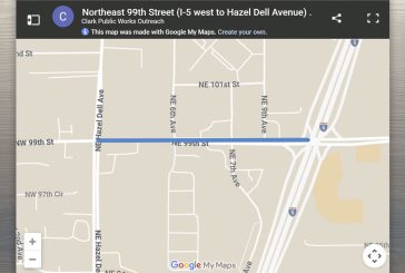 Nighttime closures and delays on Northeast 99th Street in September and October during water quality project construction