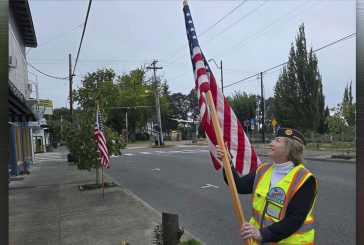 American Legion Post 44 salutes Sept. 11 with hundreds of American flags in Ridgefield