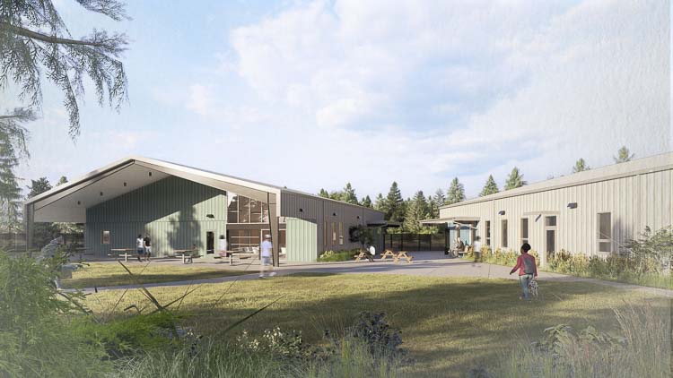 Bridge Shelter campus rendering. Image courtesy city of Vancouver