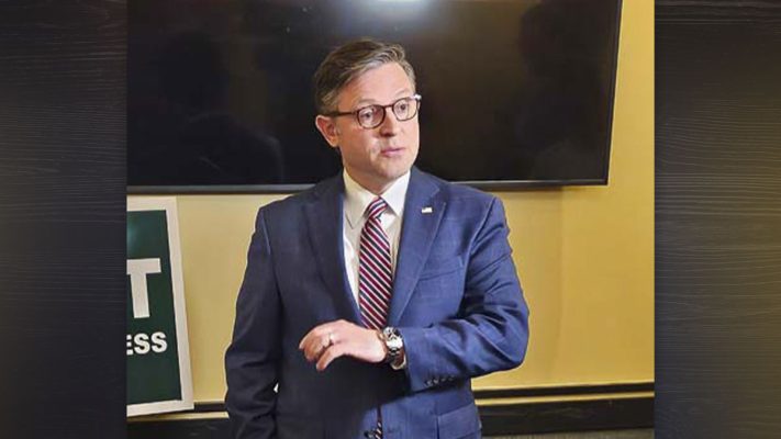 House Speaker Mike Johnson defends a seven-week funding bill and faults Democrats over the shutdown, while Democrats press to extend enhanced Obamacare subsidies now.