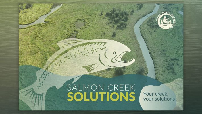 Clark County Public Works invites residents to an Oct. 8 open house launching the Salmon Creek Solutions project, focused on preventing pollution and improving stormwater management.